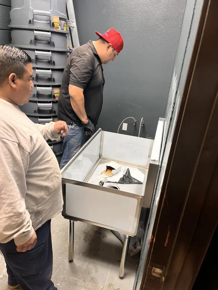 Commercial plumbing and sink installation in Jefferson Park
